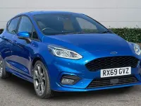 Used Ford Fiesta ST-Line 125 HP (91 kW) 2019 Blue Hatchback
