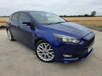 Used Ford Focus ST-Line 140 HP (102 kW) 2018 Blue Hatchback