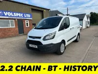 Used Ford Transit Custom 100 HP (73 kW) 2016 White Van