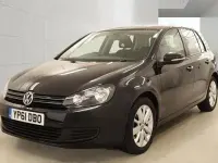 Used VW Golf VI SE 122 HP (89 kW) 2011 Black Hatchback