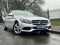 Begagnad Mercedes C220 Executive 2017 Silver Sedan