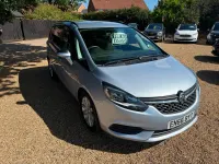 Used Vauxhall Zafira Design Edition 2017 Silver MPV