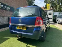 Used Vauxhall Zafira 115 HP (84 kW) 2009 Blue MPV