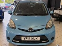 Used Toyota Aygo Style 68 HP (50 kW) 2014 Blue Hatchback