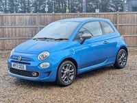 Used Fiat 500 S 69 HP (50 kW) 2017 Blue Hatchback
