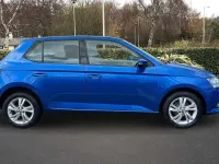 Used Skoda Fabia SE 95 HP (69 kW) 2020 Blue Hatchback