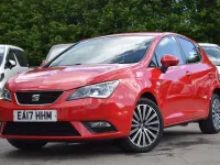 Used Seat Ibiza SE Technology 90 HP (66 kW) 2017 Red Hatchback