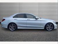 Used Mercedes C300 AMG line 254 HP (186 kW) 2019 Silver Sedan