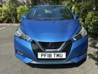 Used Nissan Micra Acenta 71 HP (52 kW) 2018 Blue Hatchback