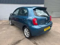 Used Nissan Micra Acenta 2015 Blue Hatchback