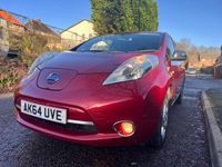 Used Nissan Leaf Acenta 80 kW (109 HP) 2015 Red Hatchback