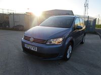 Used VW Touran SE 105 HP (77 kW) 2012 Blue MPV