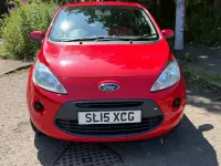 Used Ford Ka 69 HP (50 kW) 2015 Red Hatchback