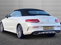 Used Mercedes C250 AMG Line Premium Plus 204 HP (150 kW) 2016 Diamond white Cabriolet