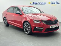 Used Skoda Octavia vRS 245 HP (180 kW) 2019 Red Hatchback