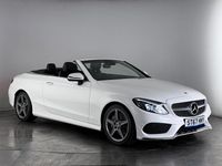 Used Mercedes C250 AMG line 2017 White Cabriolet