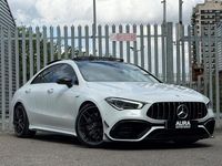 Used Mercedes CLA45 AMG AMG 421 HP (309 kW) 2021 White Coupe