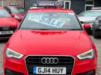Used Audi A3 Sportback S-Line 2014 Red Hatchback