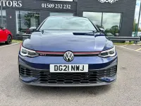 Used VW Golf VII GTI 2021 Blue Hatchback