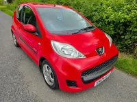 Used Peugeot 107 68 HP (50 kW) 2009 Red Hatchback