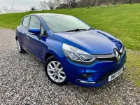 Used Renault Clio Dynamique 75 HP (55 kW) 2017 Blue Hatchback