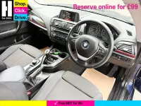 Used BMW 116 Sport Line 116 HP (85 kW) 2014 Blue Hatchback