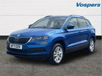 Usado Skoda Karoq SE Technology 150 HP (110 kW) 2022 Azul SUV