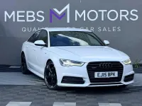 Used Audi A6 Black Edition 2015 White Sedan