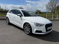 Used Audi A3 S-Line 2017 White Hatchback