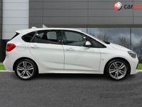 used BMW 225 2 Series Active Tourer 1.5 XE M SPORT 5d 134 BHP Satellite Navigation, Parking Sensors, Full Leather Interior, Bluetooth / DAB, Heated Seats Alpine White, 18-Inch Alloy Wheels