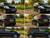 Used Nissan Note N-TEC 110 HP (80 kW) 2011 Black Hatchback