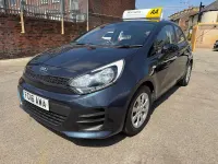 Used Kia Rio Air 84 HP (61 kW) 2016 Blue Hatchback