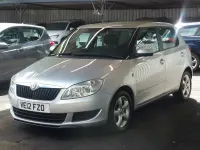 Used Skoda Fabia SE 69 HP (50 kW) 2012 Silver Hatchback