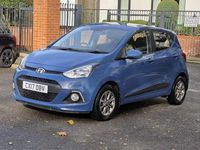 Used Hyundai i10 Premium 2017 Blue Hatchback