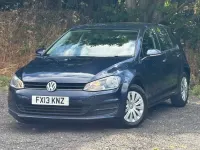 Used VW Golf VII S 122 HP (89 kW) 2013 Blue Hatchback