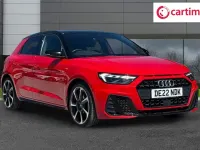 Used Audi A1 Sportback Black Edition 95 HP (69 kW) 2022 Red Hatchback