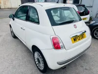 Used Fiat 500 Lounge 69 HP (50 kW) 2013 White Hatchback