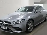 Used Mercedes A250 AMG line 218 HP (160 kW) 2021 Grey Hatchback