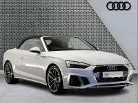 Used Audi A5 Cabriolet S-Line 147 HP (108 kW) 2021 White Cabriolet
