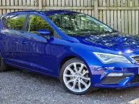 Used Seat Leon FR 184 HP (135 kW) 2017 Blue Hatchback
