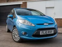 Używany Ford Fiesta Titanium 94 KM (69 kW) 2010 Niebieski Hatchback