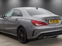 Used Mercedes CLA180 AMG line 122 HP (89 kW) 2018 Grey Coupe