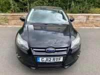 Used Ford Focus Zetec 125 HP (91 kW) 2012 Black Hatchback
