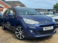 Begagnad Citroën C3 PureTech 2015 Blå Halvkombi