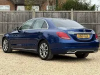 Used Mercedes C220 Premium 2018 Blue Sedan