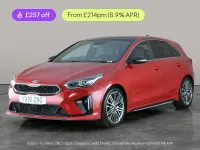 Used Kia Ceed GT-Line S 140 HP (102 kW) 2019 Red Hatchback