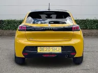 Used Peugeot 208 GT-line 102 HP (75 kW) 2020 Yellow Hatchback