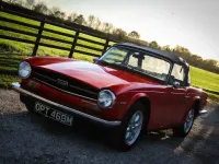 Used Triumph TR6 150 HP (110 kW) 1973 Red Cabriolet