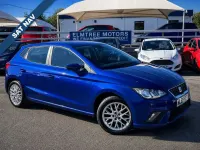 Used Seat Ibiza SE Technology 95 HP (69 kW) 2018 Blue Hatchback