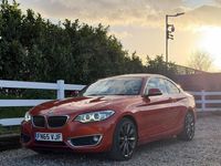Used BMW 220 Luxury Line 190 HP (139 kW) 2015 Orange Coupe